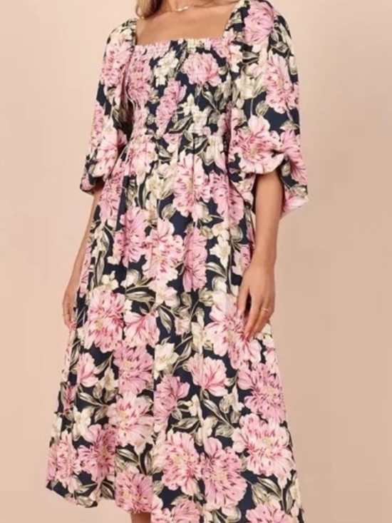 Petal & Pup Dresses & Skirts - Petal + Pup Floral Midi Dress